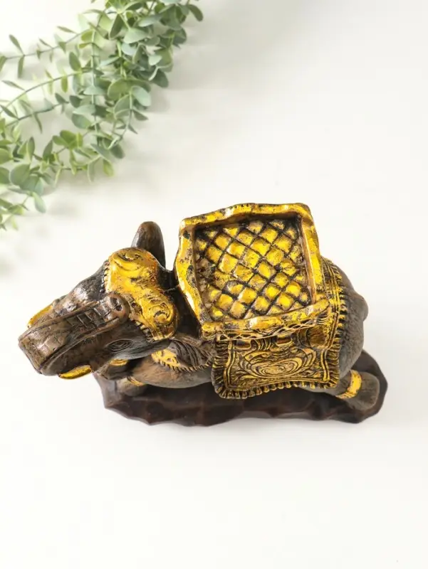 Копилка для денег &laquo;Слон счастья&raquo;, гипс под золото, 27&times;30&times;19 см