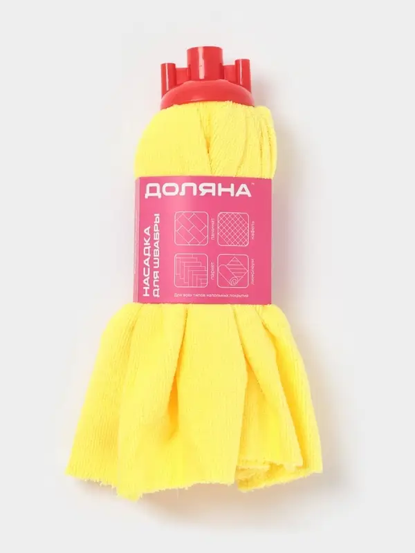 Насадка для швабры Доляна &laquo;Юбочка цельная&raquo;, микрофибра, 32&times;7 см, МИКС