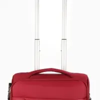 Чемодан на колёсах TEXTURA, текстильный, кодовый замок, с увеличением, 36&times;25&times;58 см, 20", красный