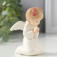 Фигурка керамика &laquo;Ангел-девочка с хвостиками: молитва&raquo;, 8.5&times;6&times;6.5 см