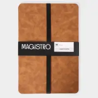 Салфетки сервировочные Magistro, 4 шт., экокожа, 45&times;30 см, коричневые