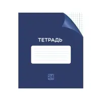 Тетрадь 24 листа в клетку Calligrata &laquo;Однотонная Классика с уголком&raquo;, обложка мелованный картон, ВД-лак, блок офсет, белизна 95%, МИКС