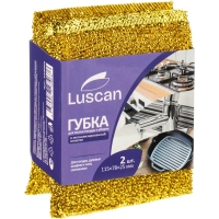 Губки для посуды Luscan в оплетке 115x78x25 мм 2 шт/уп