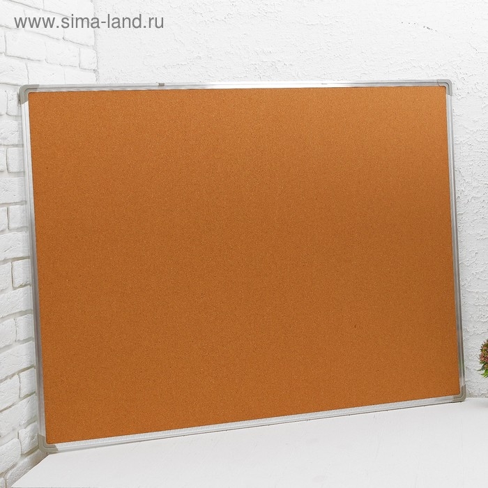 Доска двусторонняя, пробковая и магнитно-маркерная, 120 × 90 см Доска двусторонняя, пробковая и магнитно-маркерная, 120 × 90 см