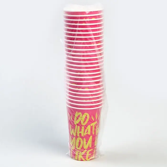 Стакан одноразовый бумажный для кофе "Лайк", 400 мл