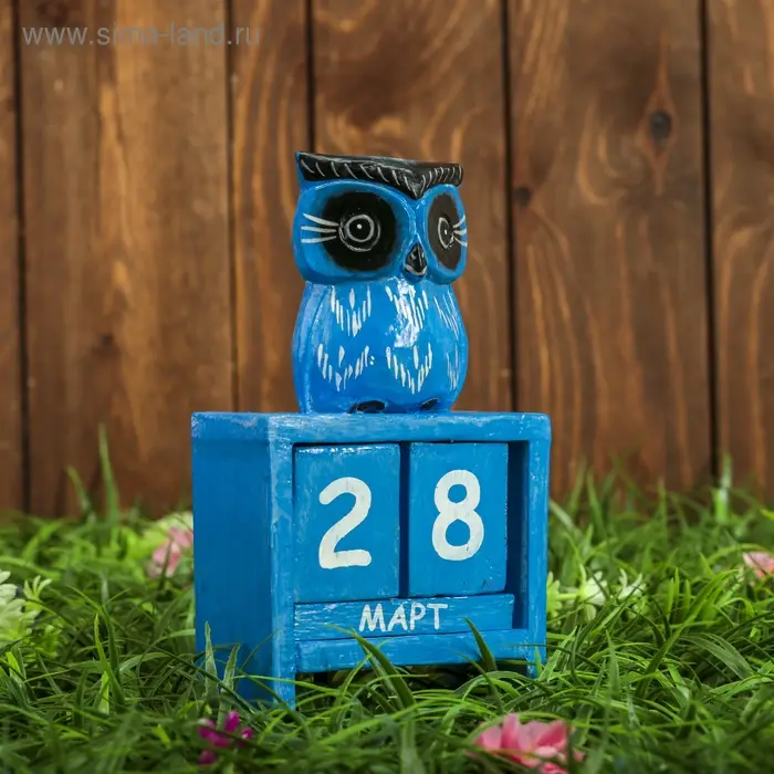 Настольный календарь "Умная сова" 11х5,5х18 см МИКС