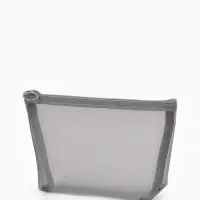 Косметичка дор Сетка 17*6,5*13,5, отд на молнии, серый Косметичка дор Сетка 17*6,5*13,5, отд на молнии, серый