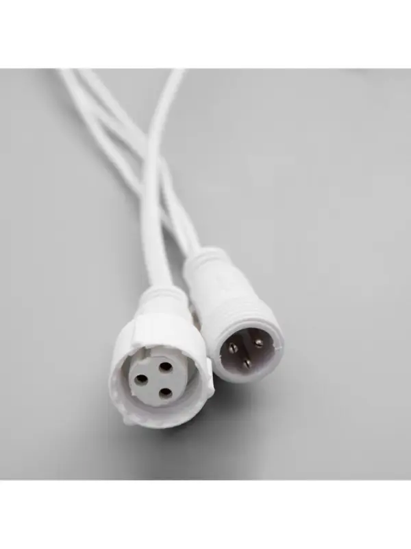 Гирлянда &laquo;Бахрома&raquo; 3&times;0.6 м, IP44, УМС, белая нить, 160 LED, свечение мульти, 220 В