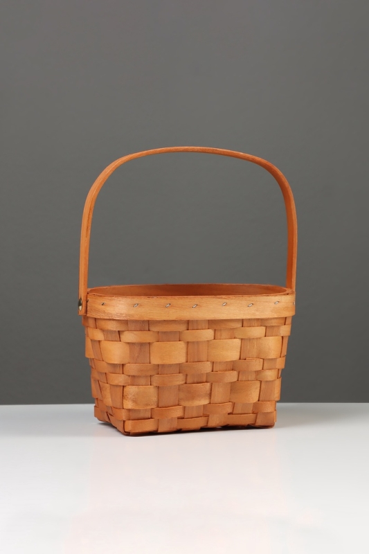 Набор корзин плетёных, 3 шт., 26×19×12 см, 20×15×11 см, 17×11×10 см, ива, натуральный цвет