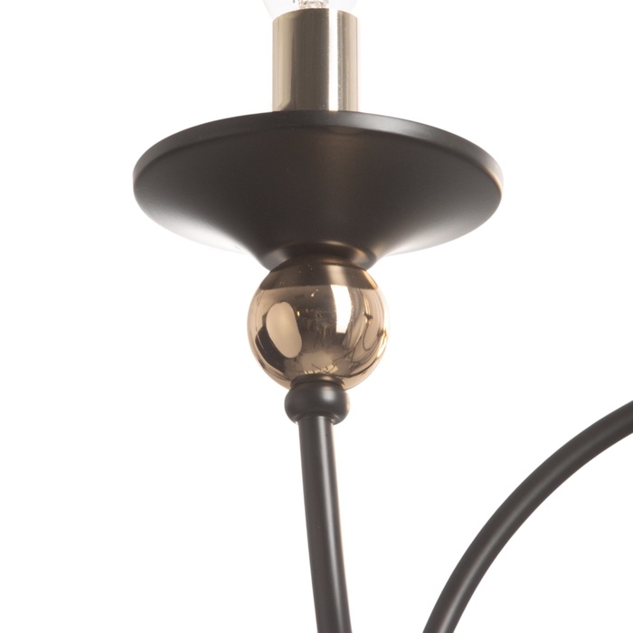 Бра Бра "Милано" 2хЕ14 40Вт черно-золотой 36х26х24 см