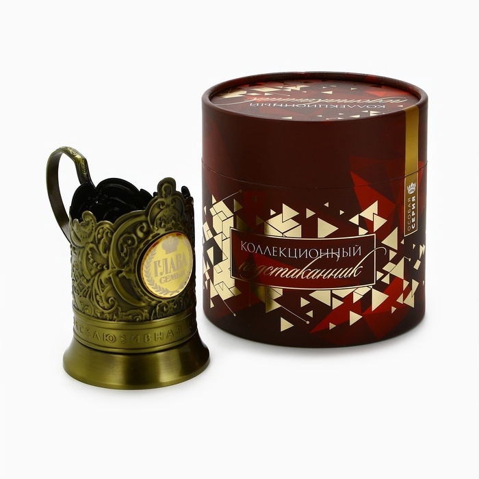 Подстаканник «Глава семьи», 12.6 х 8.7 х 12 см Подстаканник «Глава семьи», 12.6 х 8.7 х 12 см