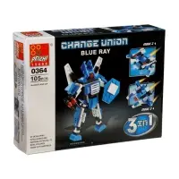 Конструктор &laquo;Робот&raquo;, 106 деталей, 3 варианта сборки, МИКС