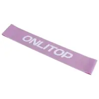 Фитнес-резинка ONLYTOP, 30&times;5&times;0.11 см, нагрузка 10 кг, МИКС