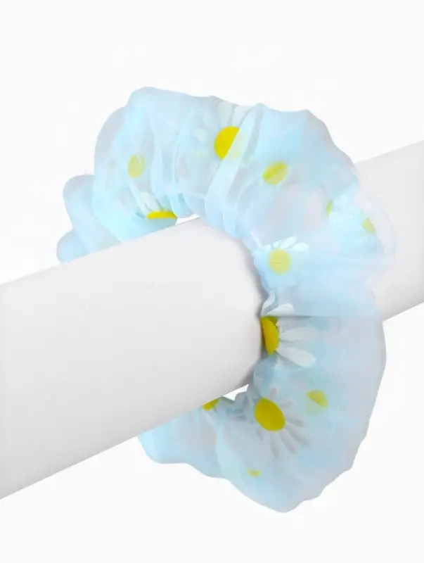 Резинка для волос «Ромашка» голубая, Холодное сердце Резинка для волос «Ромашка» голубая, Холодное сердце