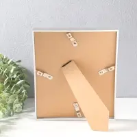 Фоторамка пластик 20х25 см "Современная классика" серый и белый 26х20,8х1,5 см