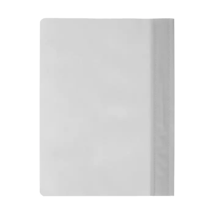 Папка-скоросшиватель Calligrata, А4, 180 мкм, серая, прозрачный верх