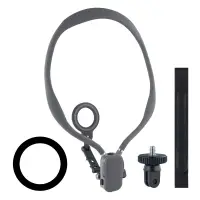 Крепление на шею для смартфона и экшн-камеры K31 Hoco черный с серым