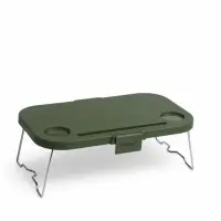 Корзина - столик maclay 2 в 1, складная, 47&times;28.5&times;23.5 см, зелёная