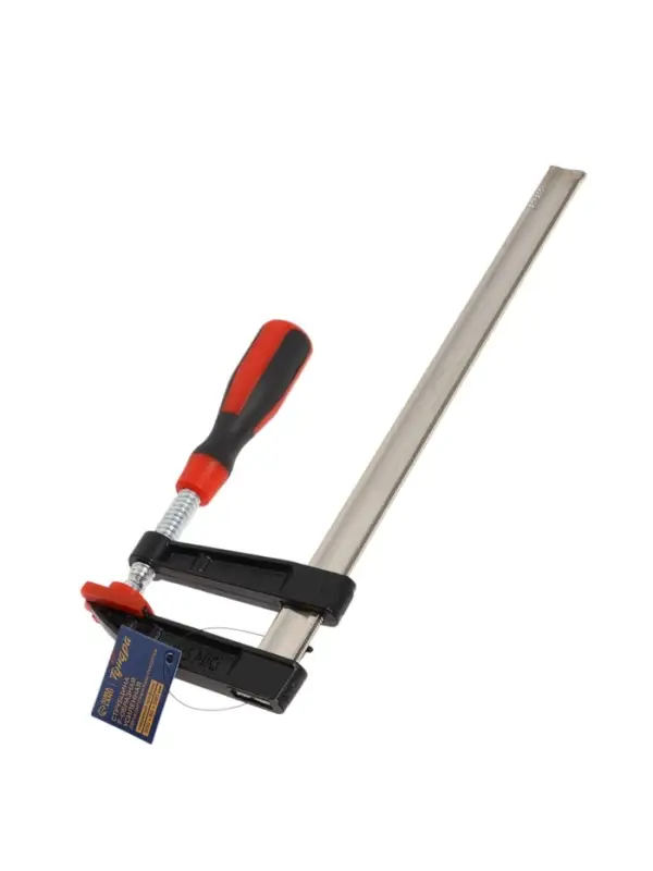 Струбцина F-образная усиленная ТУНДРА, тавровый профиль, 2К рукоятка, 300&times;80&times;380 мм