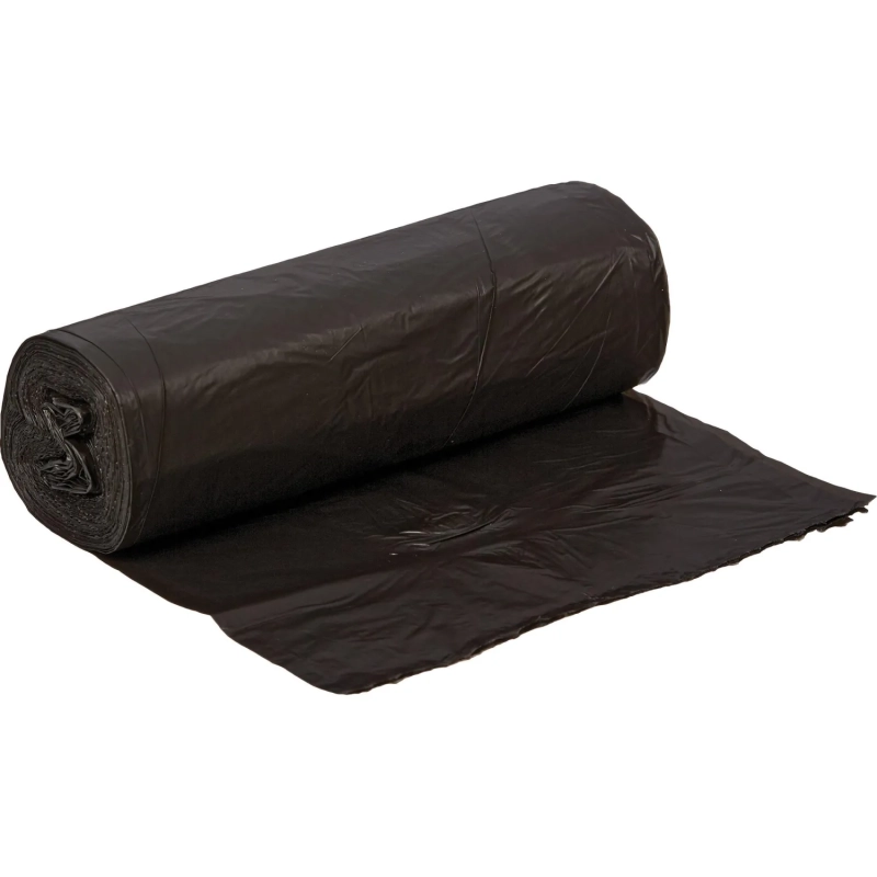 Мешки для мусора ПНД 60л 11мкм 15шт/рул черные 58x68см Гранит_СПБ