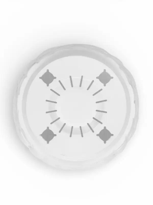 Горшок для цветов с поддоном IDEA &laquo;Камни&raquo;, 4.8 л, пластик, белый