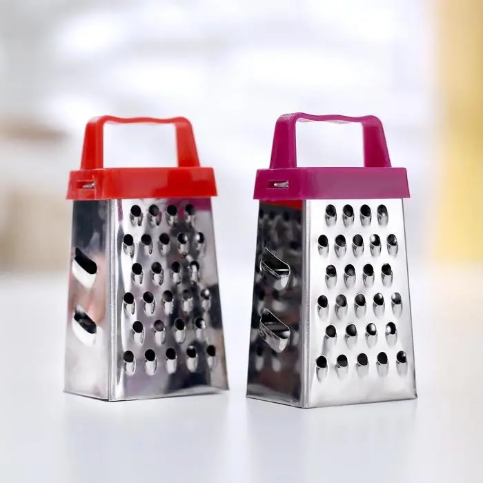 Тёрка четырёхгранная c магнитом Доляна, 3.5×7×3 см, МИКС Тёрка четырёхгранная c магнитом Доляна, 3.5×7×3 см, МИКС