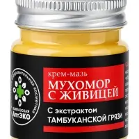 Крем-мазь мухомор с живицей &laquo;Кавказская АптЭко&raquo;, пластик, 40 мл