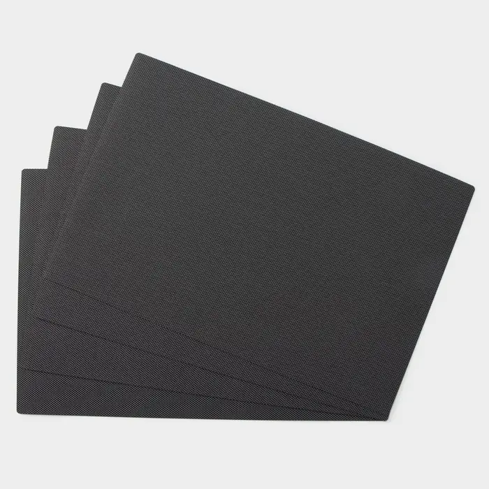 Салфетки сервировочные на стол Доляна, 4 шт., 45&times;30 см, серые