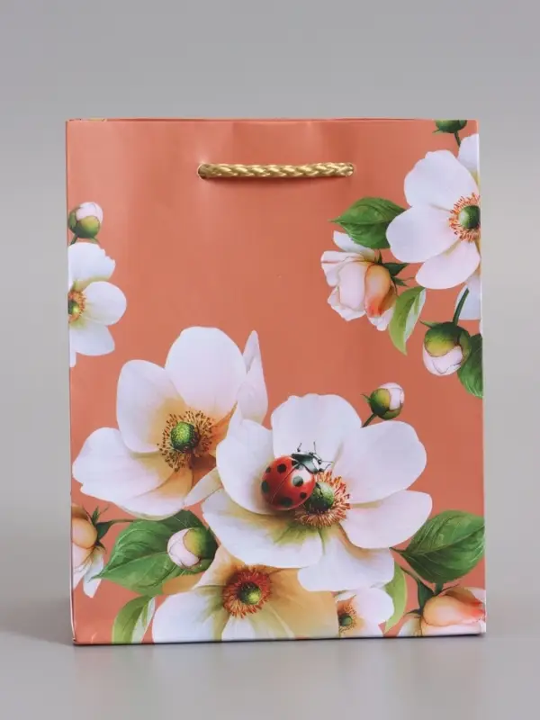 Пакет подарочный ламинированый "Гармония" 11,5 х 14,5 х 6,5 см