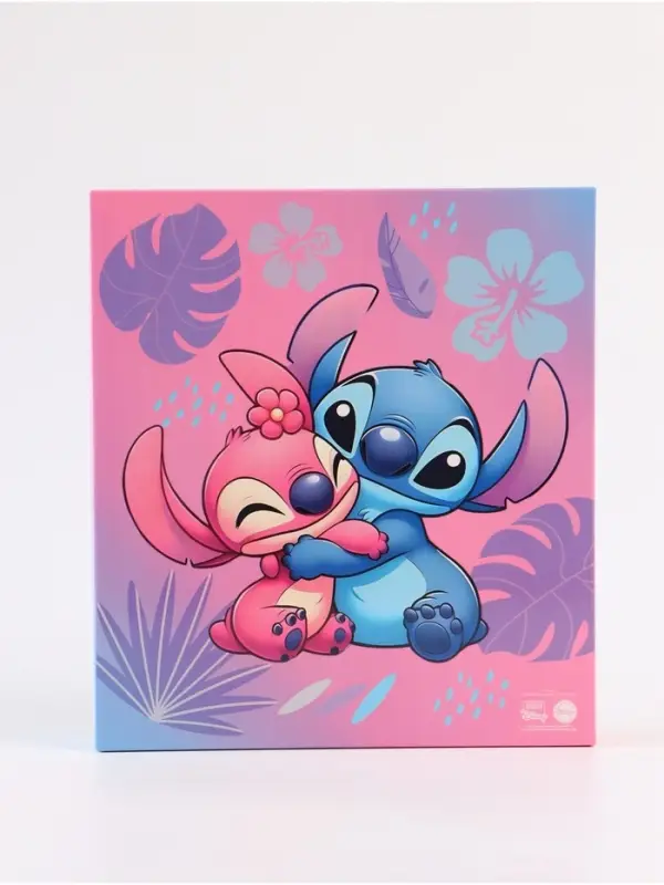 Пушистый блокнот и ручка многоцветная Стич, голубой Пушистый блокнот и ручка многоцветная Стич, голубой