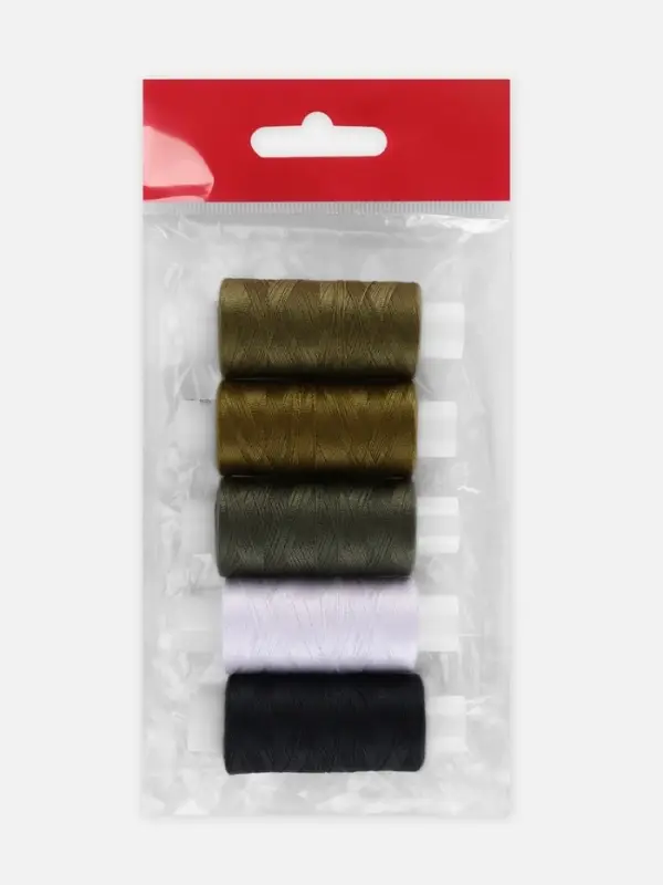 Нитки &laquo;Армейские&raquo;, 40ЛШ, 200 м, набор 5 шт., разноцветные