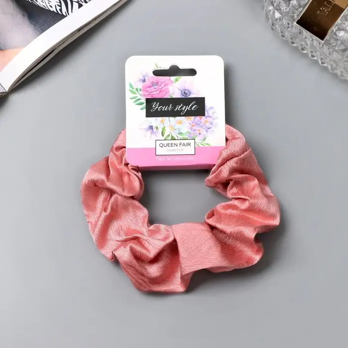 Резинка для волос Резинка для волос "Орбита" классик галант, 10 см, розовый