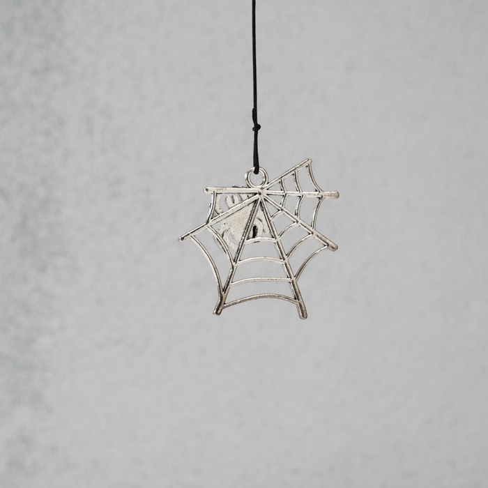 Музыка ветра металл Музыка ветра металл "Паук на паутине" 5 трубок 60 см