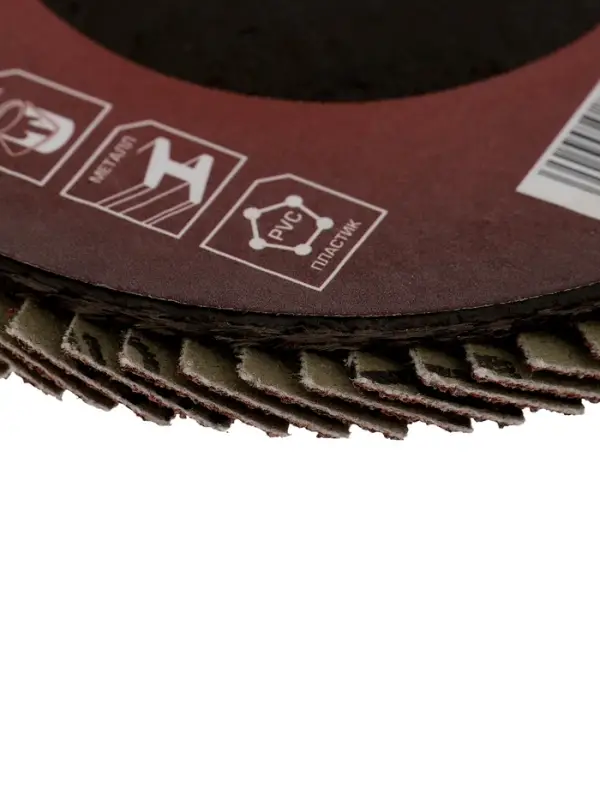 Круг лепестковый торцевой ЛОМ, 125&times;22 мм, Р40