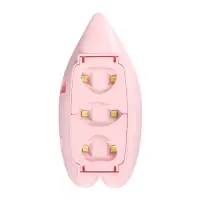 Лампа для маникюра LUF-09, UV/LED, 6 диодов, 6 Вт, USB, розовая