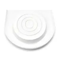 Туалет для приучения кошек к унитазу 39.2&times;38.7&times;3 см, белый