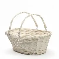 Корзина плетёная для хранения, 32&times;25&times;13 см, подвижные ручки h=10 см, ива