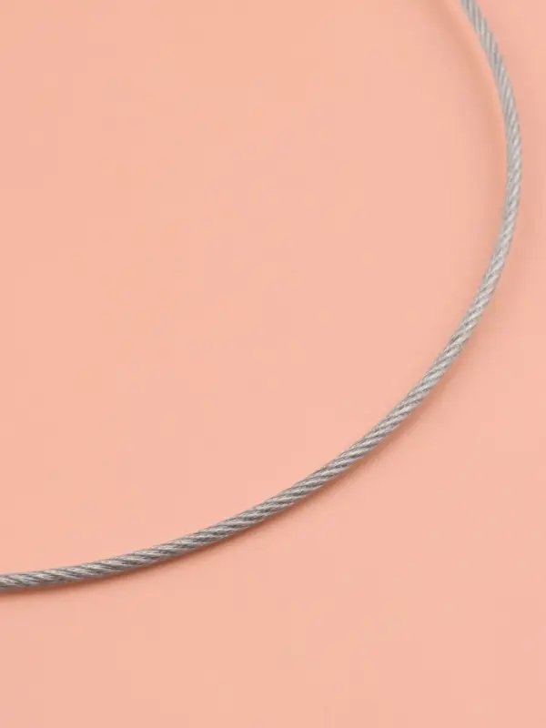 Спицы круговые, для вязания, с металлическим тросом, d=3.5 мм, 14/80 см