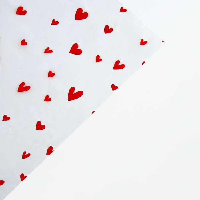 Плёнка для цветов упаковочная тишью влагостойкая «Люблю», белая, 0.6 x 10 м Плёнка для цветов упаковочная тишью влагостойкая «Люблю», белая, 0.6 x 10 м