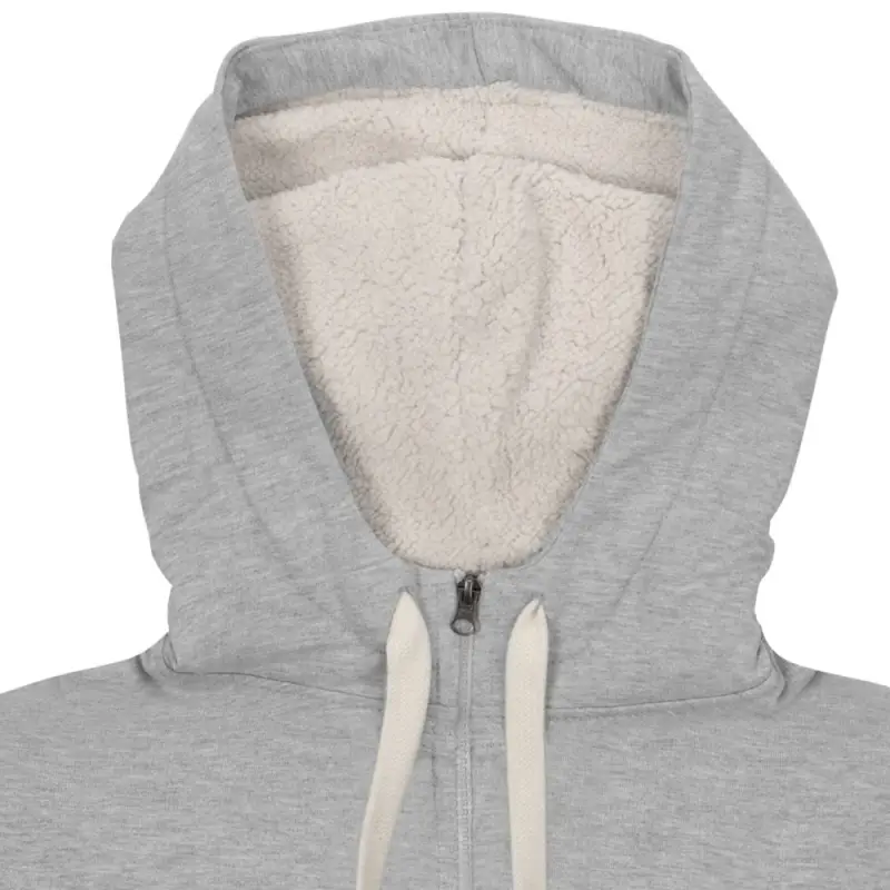 Толстовка на молнии Kulonga Sherpa, серый меланж, размер M
