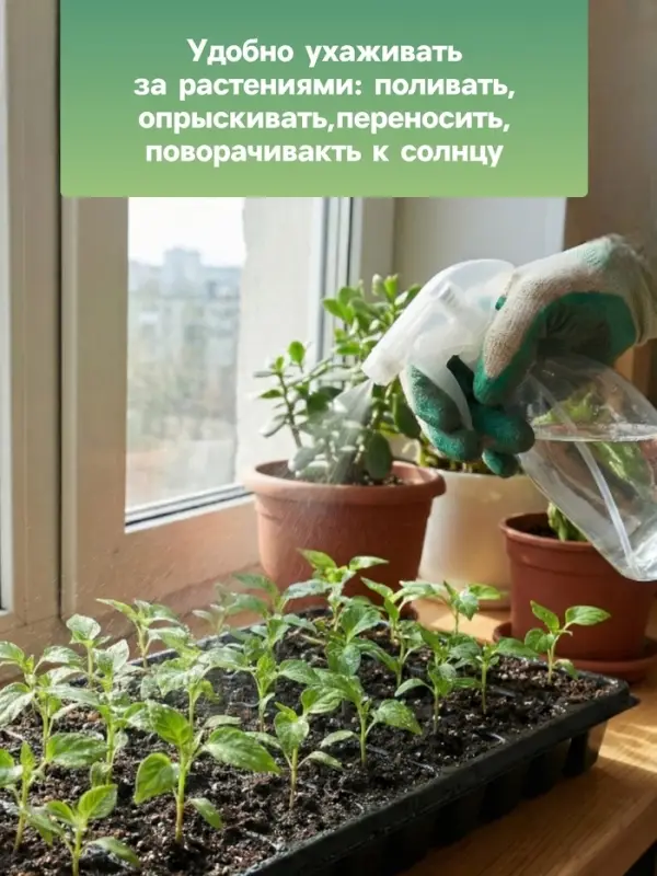 Кассета для рассады Greengo на 105 ячеек, по 20 мл, из пластика, чёрная, 55&times;29.5&times;3 см