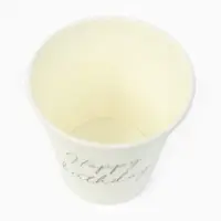 Стакан одноразовый бумажный «Happy Birthday», белый 250 мл