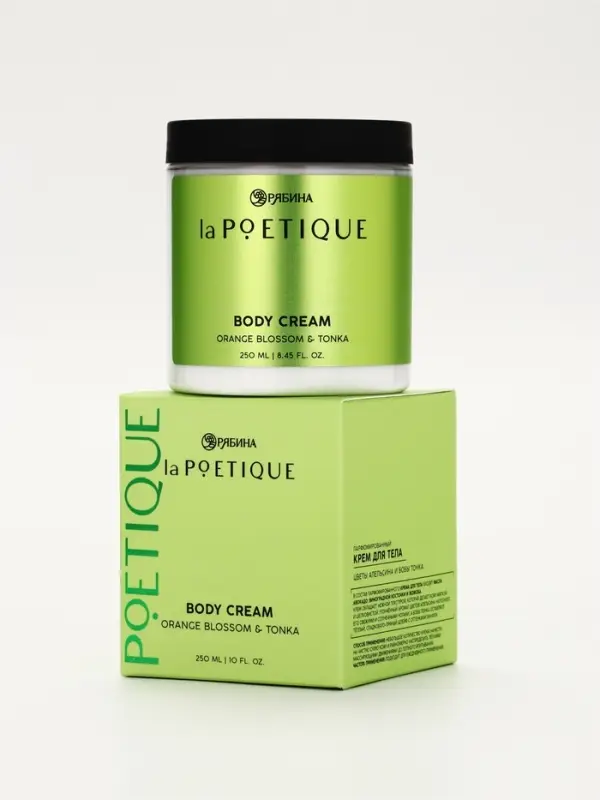 Крем для рук и тела, цветы апельсина и бобы тонка, 250 мл
