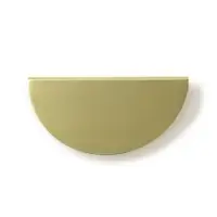 Ручка-скоба CAPPIO H003GP полукруглая, алюминий, L=110 мм, м/о 64 мм, цвет золото