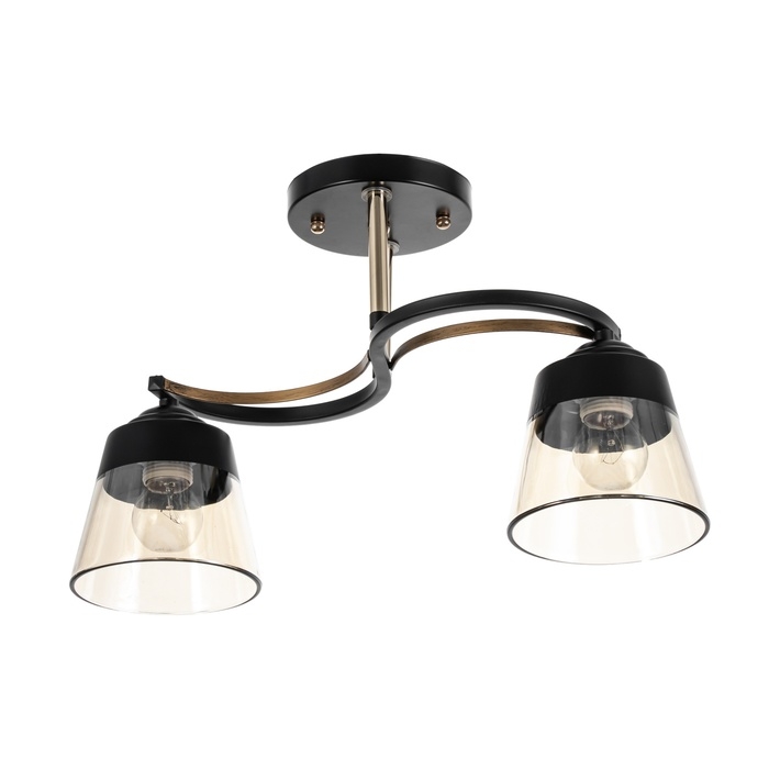 Люстра Люстра "Рори" 2хЕ27 40Вт черный 40х40х28 см