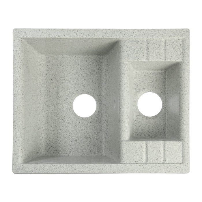 Мойка для кухни из камня ZEIN 190/Q10, 612x505 мм, прямоугольная, перелив, цвет светло-серый Мойка для кухни из камня ZEIN 190/Q10, 612x505 мм, прямоугольная, перелив, цвет светло-серый