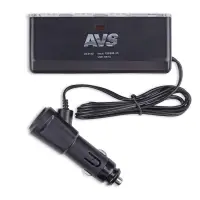Разветвитель прикуривателя AVS 12/24 (на 3 выхода+USB) CS313U