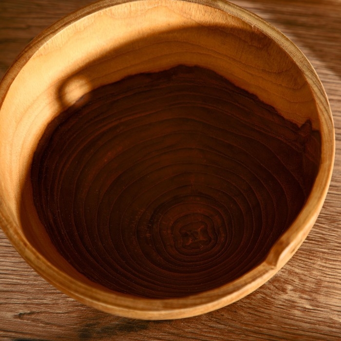 Салатник 18х18х9 см, тиковое дерево Салатник 18х18х9 см, тиковое дерево