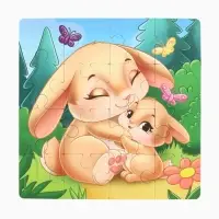 Магнитные пазлы для малышей &laquo;Мамы и малыши&raquo;, книга 3 в 1, Крошка Я