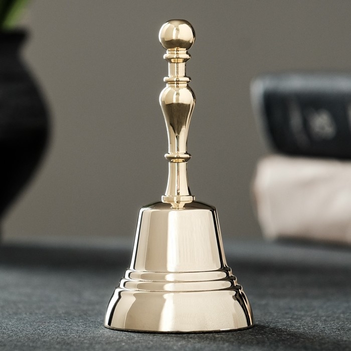 Валдайский колокольчик №4, полированный, с металлической ручкой, d - 5 см Валдайский колокольчик №4, полированный, с металлической ручкой, d - 5 см